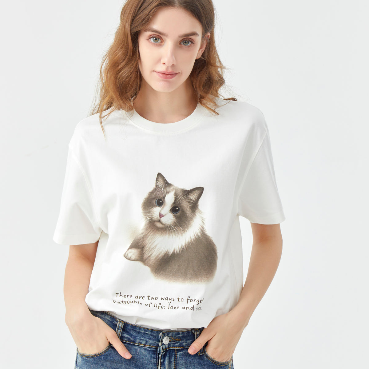 Unisex “Hail” White Graphic Tee - MittyMau's Store