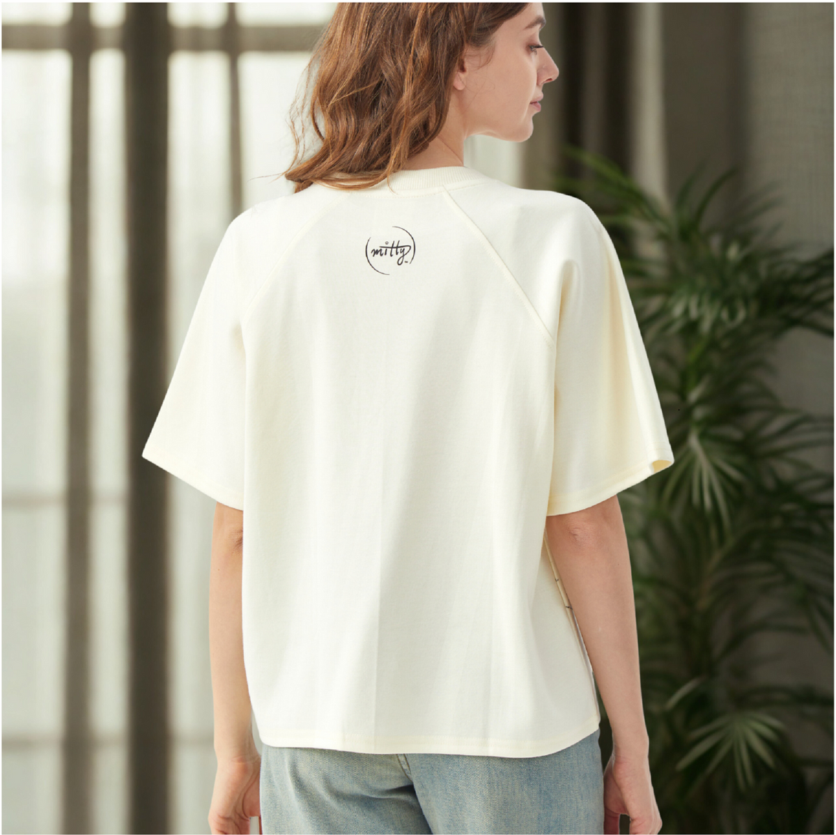 Women “Joy” Vanilla Cat Graphic Tee - MittyMau's Store