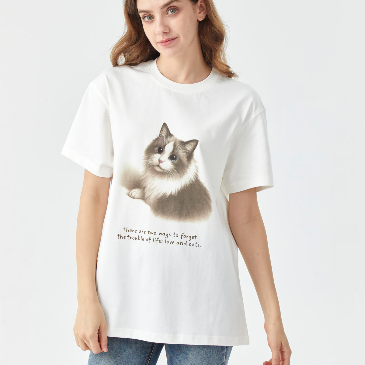 Unisex “Hail” White Graphic Tee - MittyMau's Store