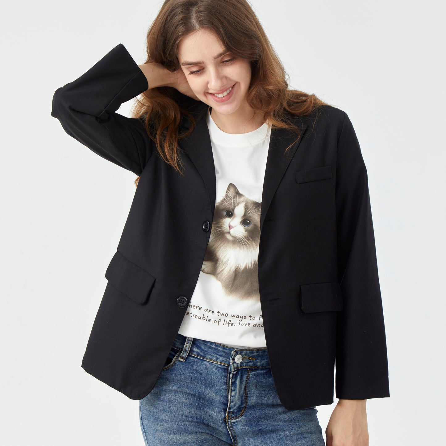 Unisex “Hail” White Graphic Tee