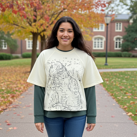 Women “Dream” Vanilla Cat Graphic Tee - MittyMau's Store