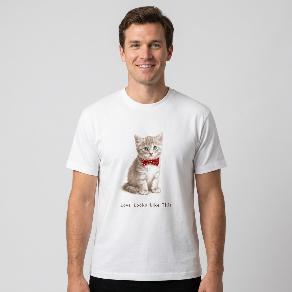 Unisex “Bow Tie” Off White Graphic Tee - MittyMau's Store